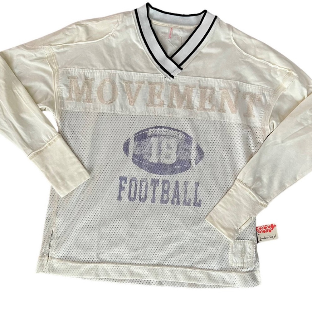 NWT Free People Movement Juniper Long
Sleeve Tunic Football Jersey